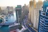 Apartment in Dubai - Bird`s-eye view over Marina, 2BR