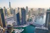 Apartment in Dubai - Bird`s-eye view over Marina, 2BR