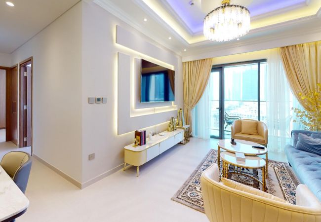 Apartment in Dubai - Immaculate 2BR w/ Burj Khalifa & Fountain Views 